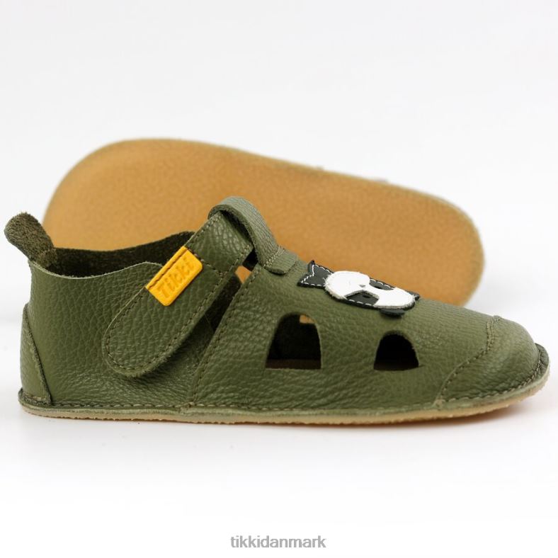 Tikki børn barfodet sandaler nido 4T2Z40 fodtøj panda